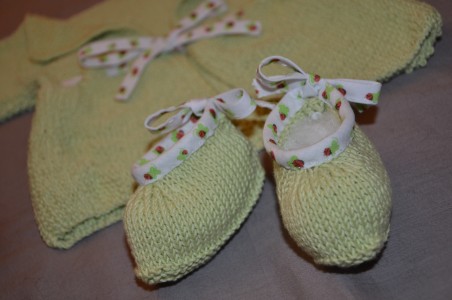 chaussons bébé en coton